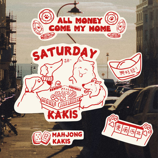 Saturday Kakis Sticker Pack