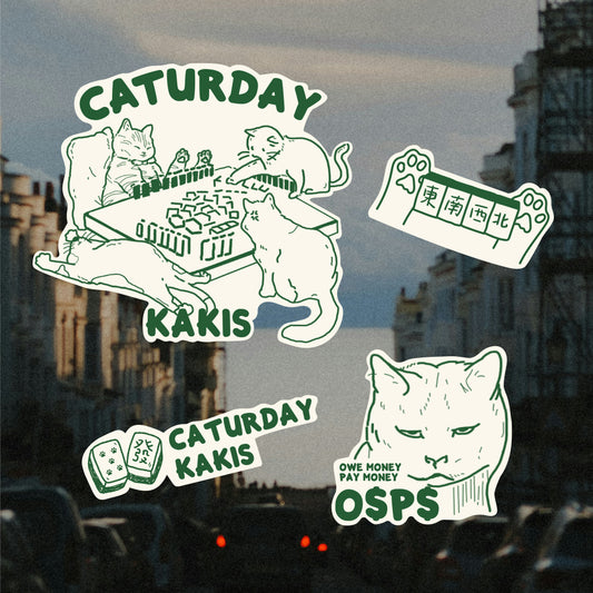 Caturday Kakis Sticker Pack